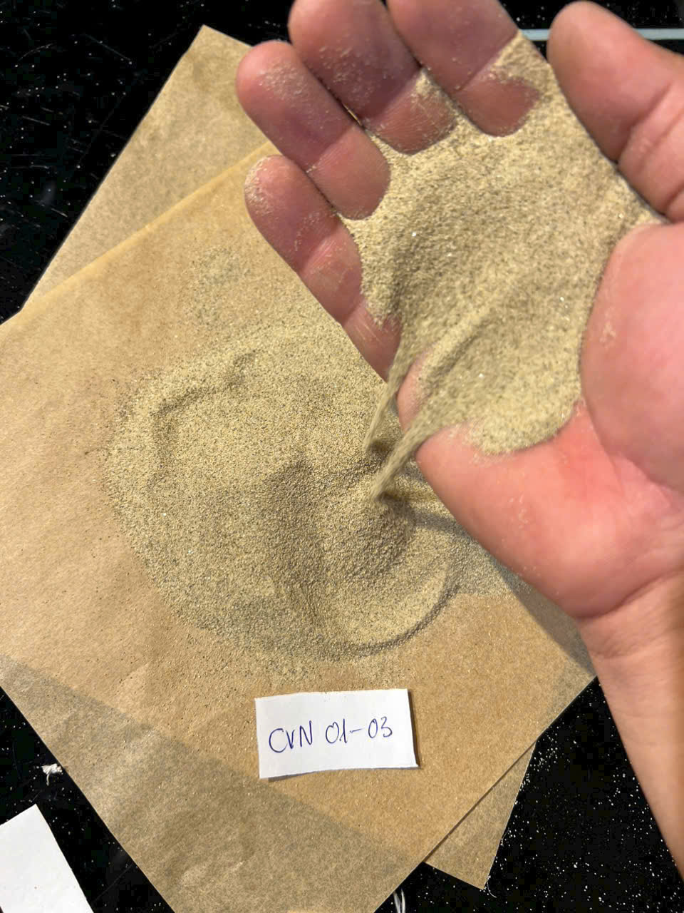Cát Vàng Sấy Khô 01-03